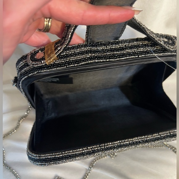 🛫🌏MADE IN INDIA Viral Beaded Travel Themed Crossbody Bag🌏🛫NWT - Picture 10 of 14